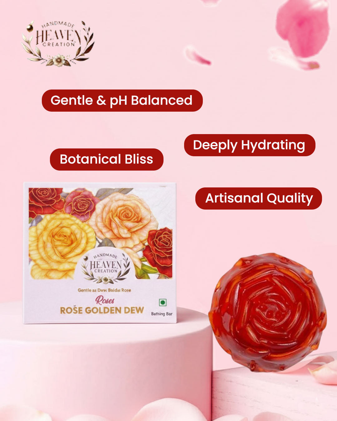 Rose Dew Glycerin Soap